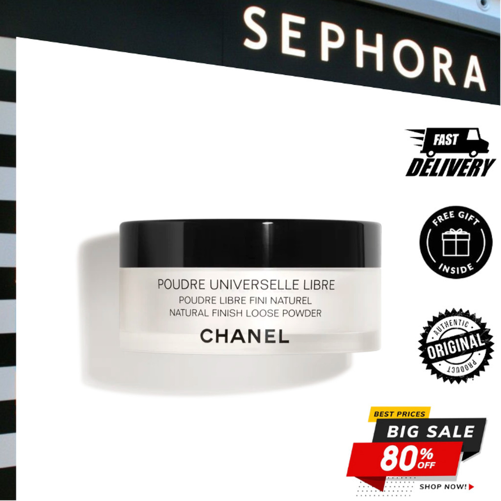 Bedak tabur Chanel/bedak tabur Chanel Poudre Finish/bedak tabur CHANEL Poudre Universelle Libre (N10