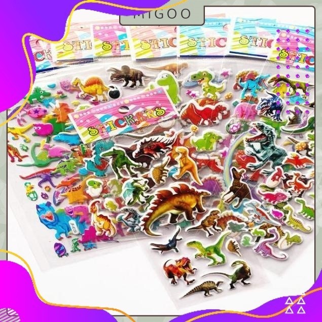

MiGoo Stiker Timbul Random Stiker Anak 3D Stiker Karakter Stiker Anak Stiker Mainan Anak Perempuan Stiker Mainan Anak Laki-Laki Stiker Tempel