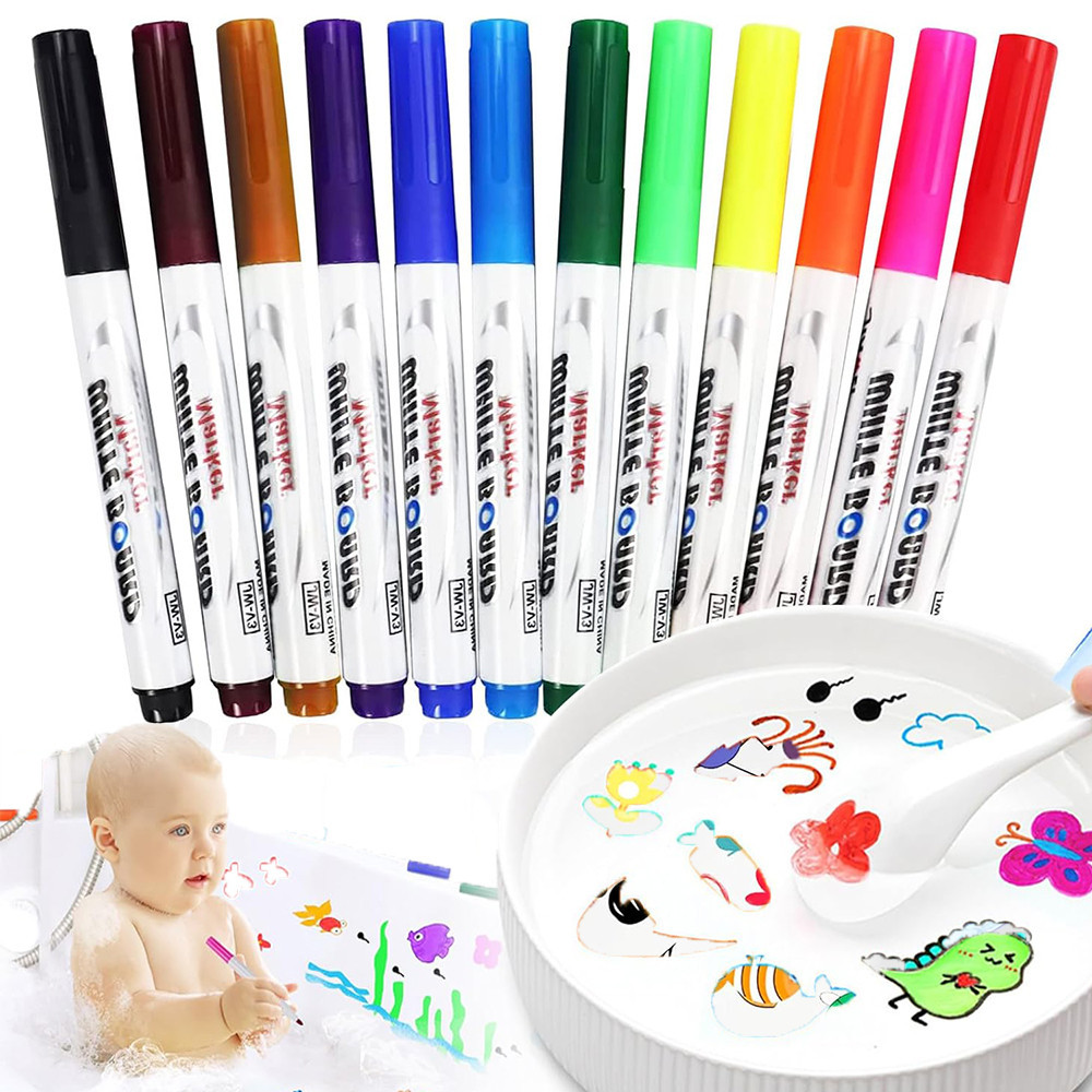 

Pena Lukisan Air Ajaib, Pena Lukis Air Ajaib 8 Warna Ujung Ganda, Pena Mengambang Air, Pena Spidol Air Ajaib Untuk Anak-anak, Hadiah Hari Valentine Untuk Anak-anak, Pertukaran Kelas