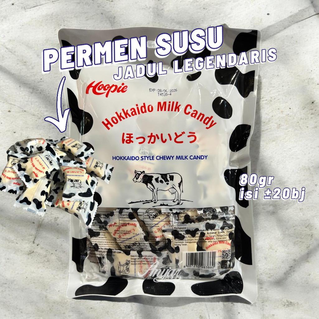 

Permen Susu Hokkaido HALAL | Chewy Milk Candy Hoopie