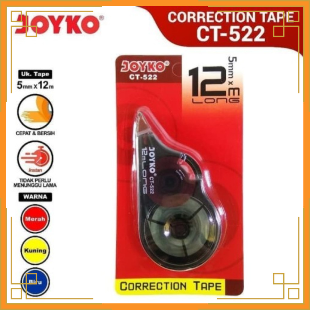 

JOYKO Correction tape/tip ex roll CT-522