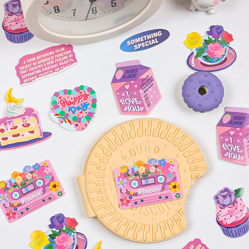 

120PCS Star River Flower Dream Handbook Sticker Pack Sticker Material Dream World Series is very suitable for children's sticker