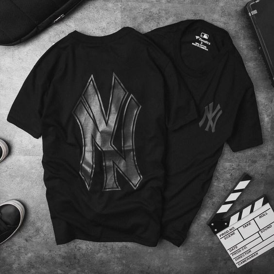 kaos tshirt NY casual NEW YORK logo NY big logo style