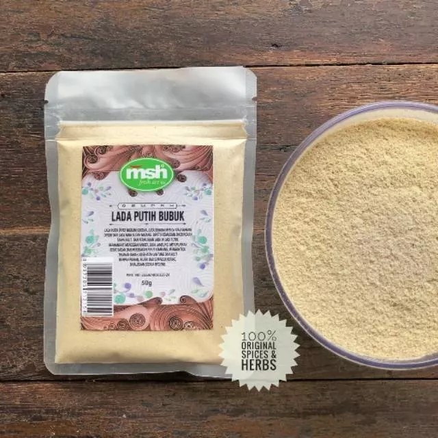 

*BELI 1 GRATIS 1* Lada Putih Bubuk PACK COD