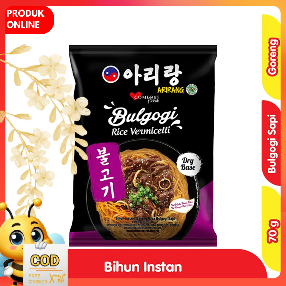 

Arirang Bulgogi Rice Vermicelli Bihun Instan Goreng Bulgogi Sapi 70 g