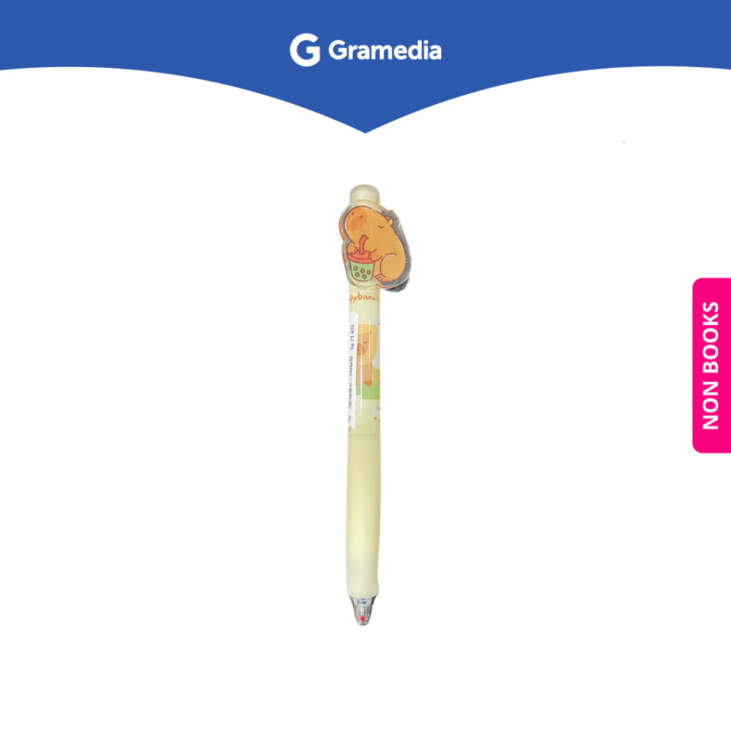 

Gramedia Depok - KAKO CAPYBARA ERASABLE GEL PEN BLUE HA9160