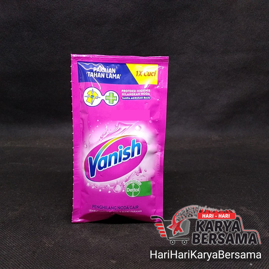 DETERJEN CAIR VANISH PINK CAIR SACHET 60ML