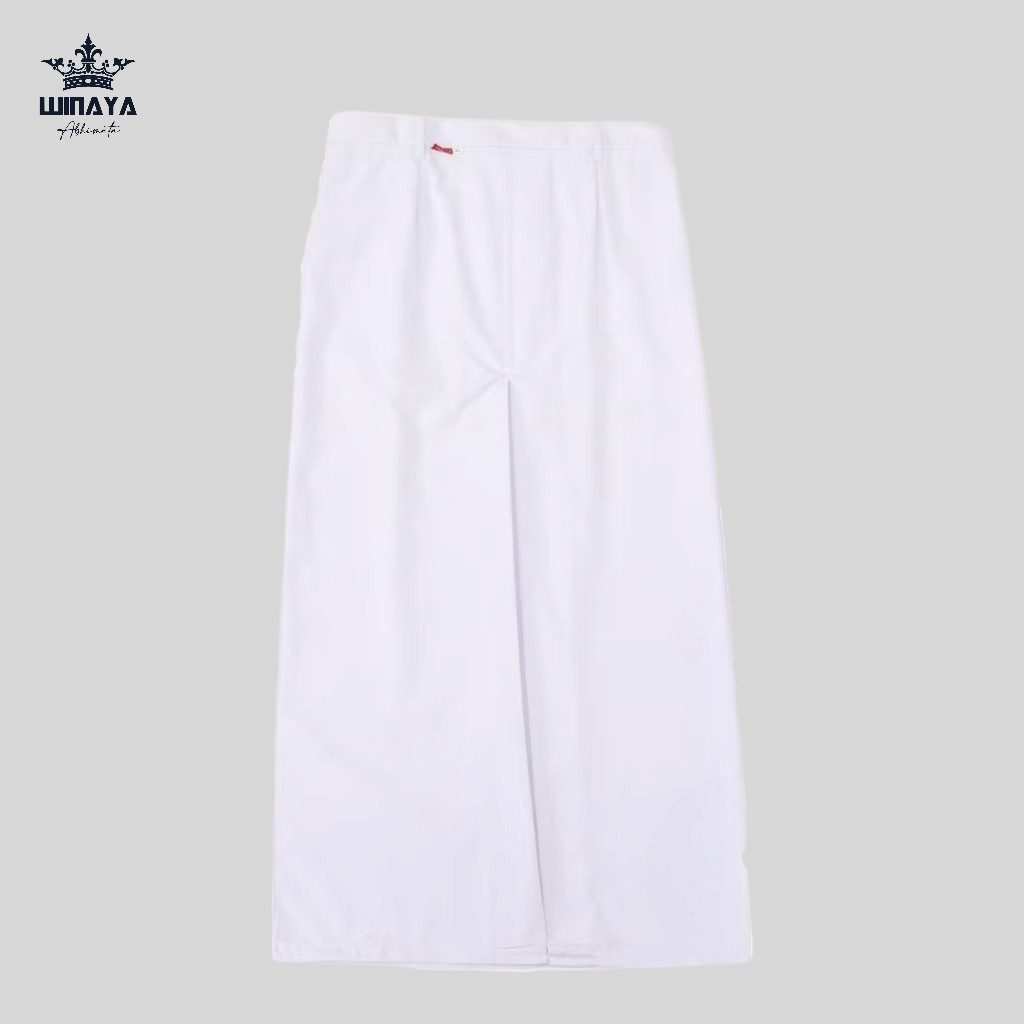 Seragam SMP/SMA Rok Span Putih Panjang Sekolah Kualitas Premium