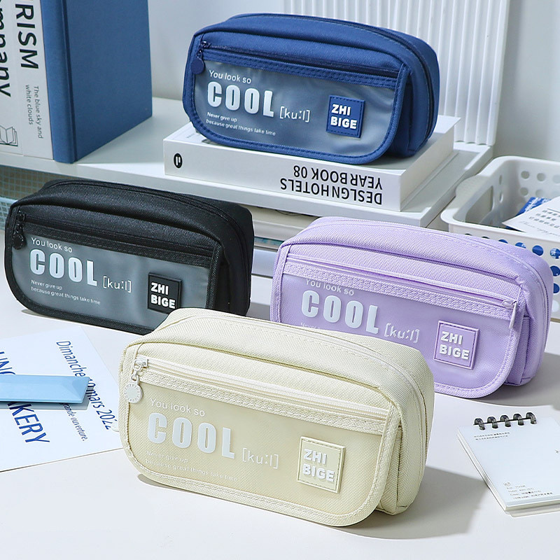 

Tas Pena Kapasitas Besar Warna Macaron Yang Korean Pencil Cases Aesthetic Tas Penyimpanan Tas Kosmetik