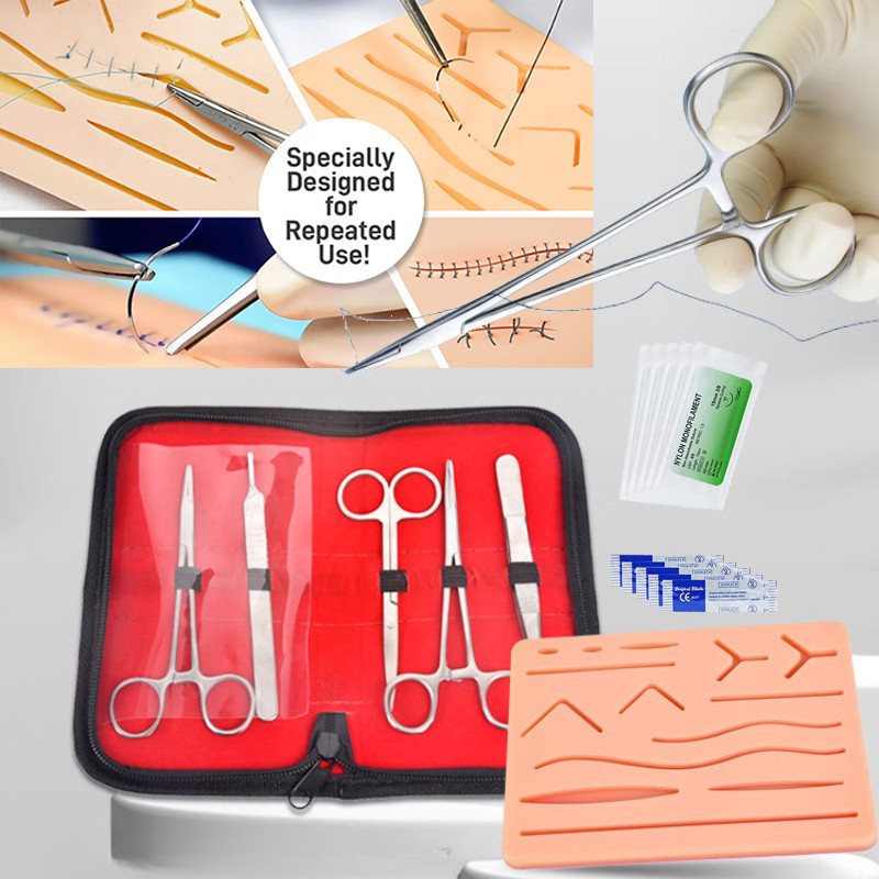 Model Kulit Silikon Pad Hecting Kit Besar Alat Hecting Set  Manekin Hecting Suture Silicone Hecting 