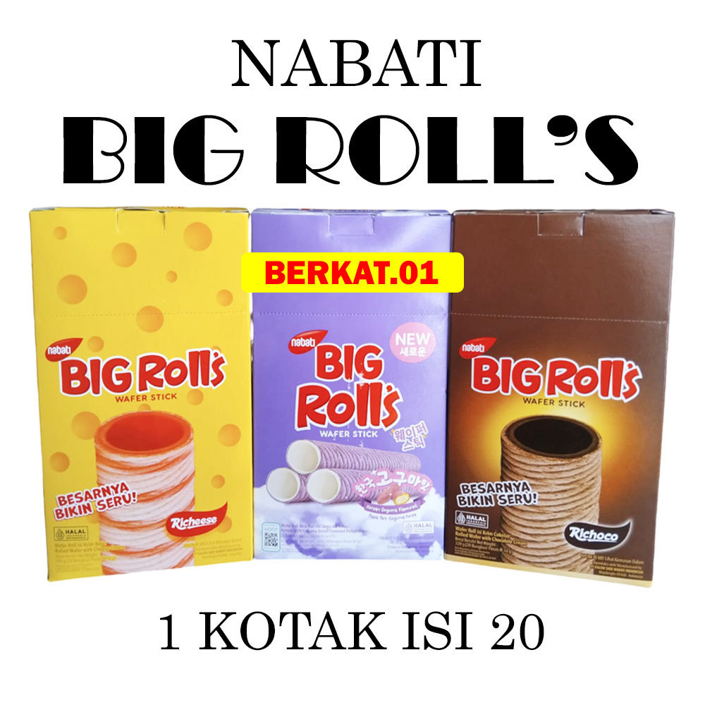 

NABATI BIG ROLLS KOTAK ISI 20 PUSAT GROSIR JAJAN murah meriah