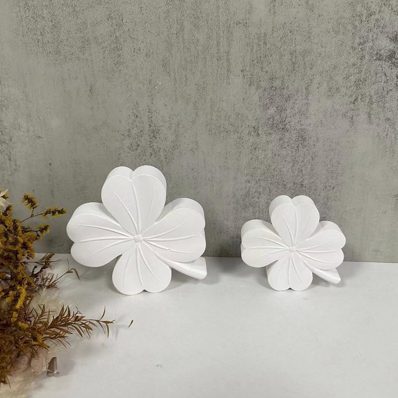 

Four Leaf Clover Scented Silicone Candle Mold Aromatherapy Soap Mold Candle Making supplies Flower shape Handmade Candle Molds