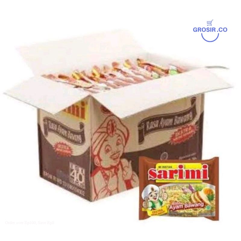 

Grosir Sarimi Rasa Ayam Bawang - 1 Dus Isi 40 pcs