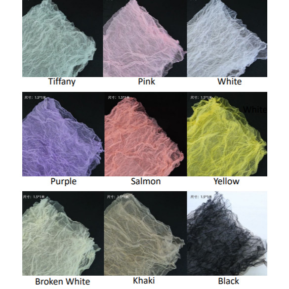 

Kertas Bunga Buket Cellophane Kain Jaring Messy / Fairy Bubble Tile Wrapping Paper Bungkus Tile