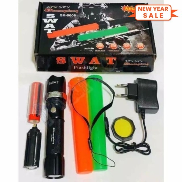 SENTER SWAT  POLICE + KOMPAS + LAMPU LALIN MURAH