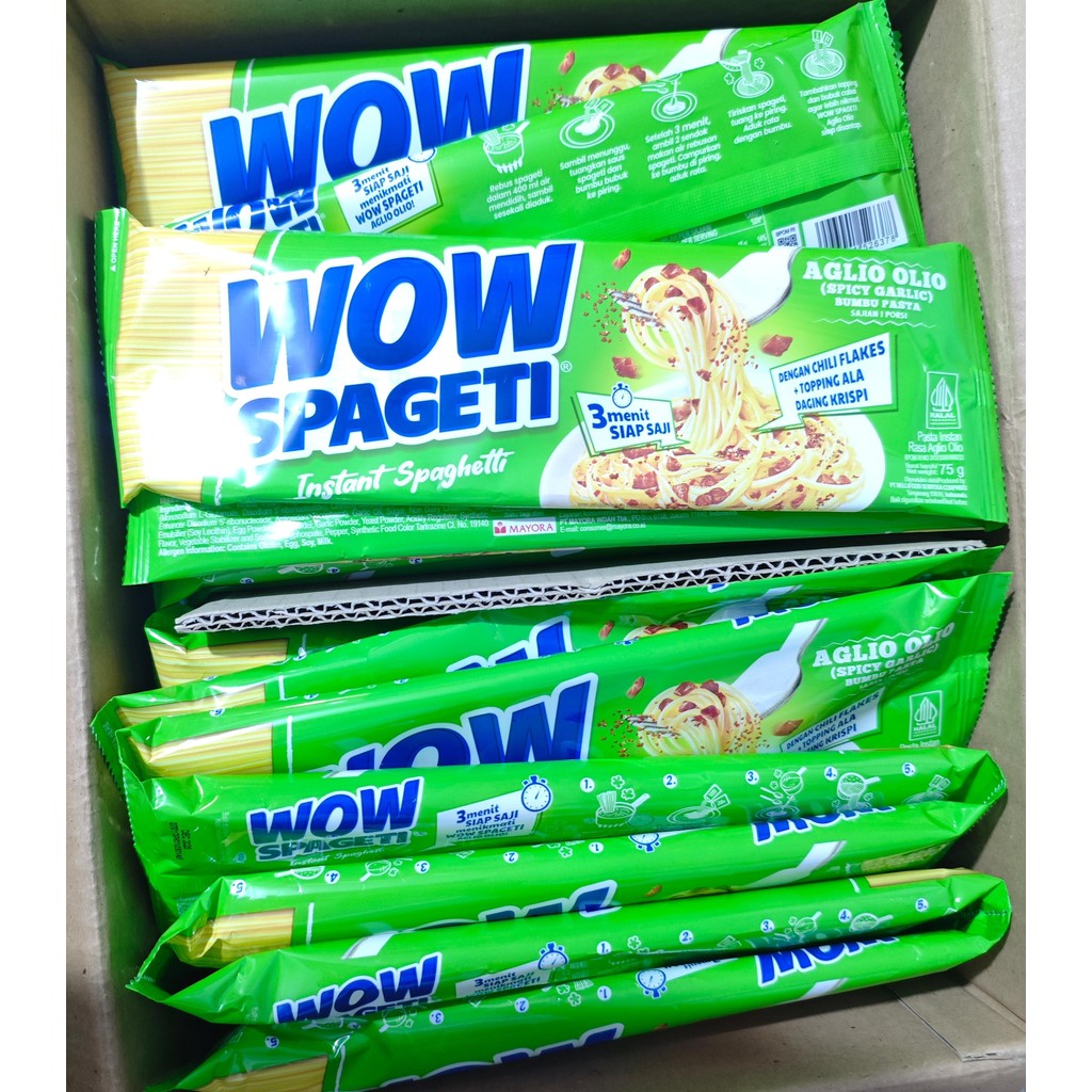 

Wow Spaghetti Aglio Olio 75 gr PCS