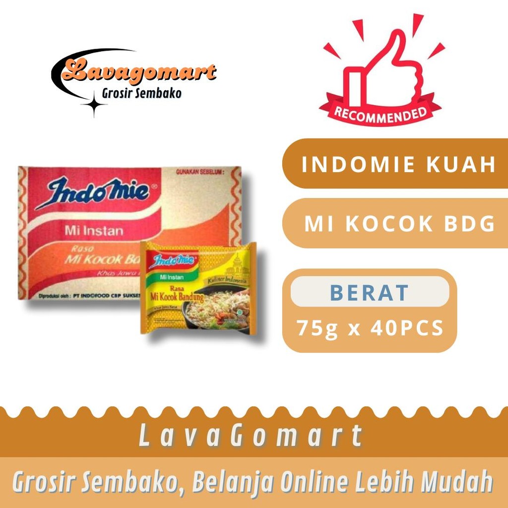 

INDOMIE KUAH MI KOCOK BANDUNG 75g - 1 DUS - LAVAGOMART - BANDUNG