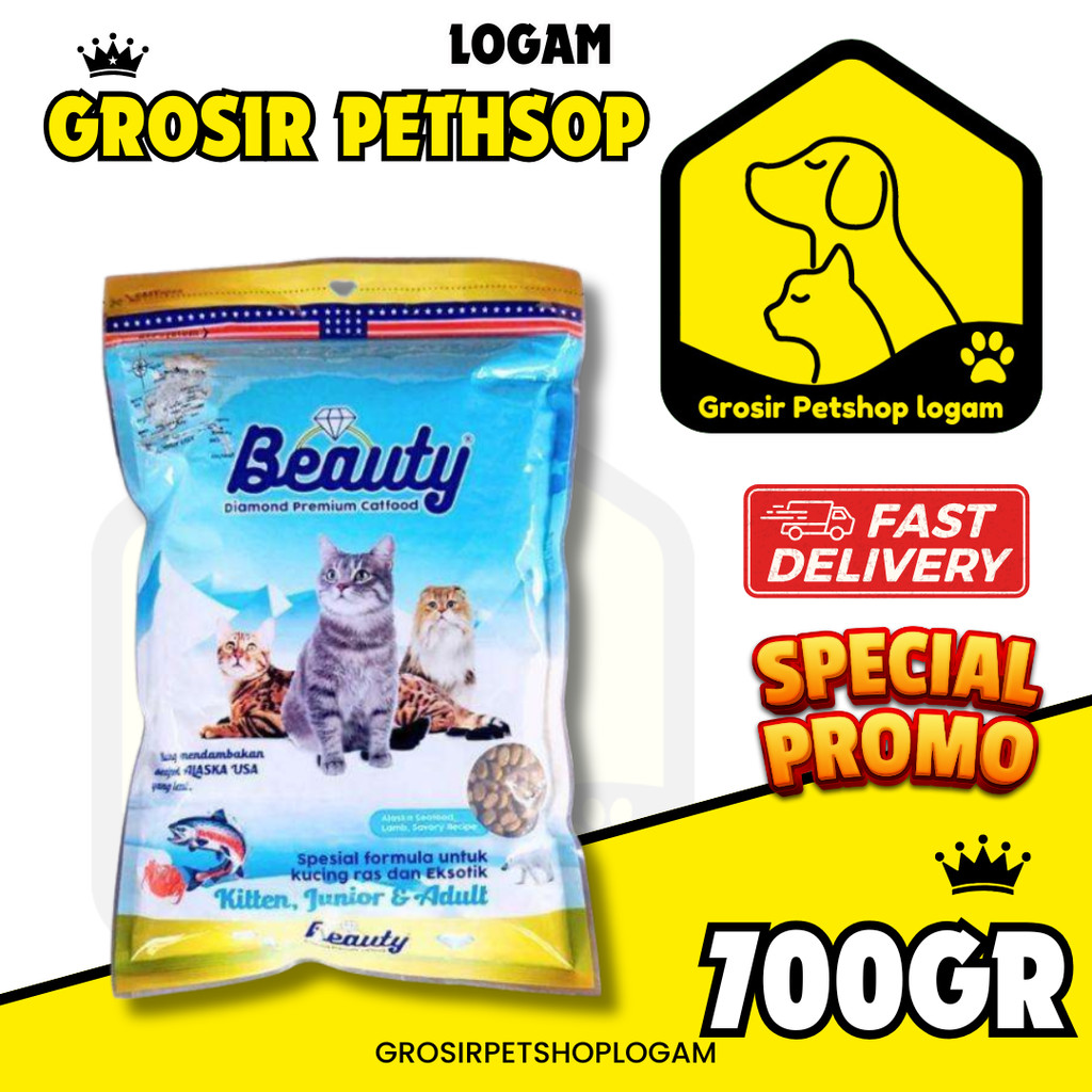 Beauty Diamond Cat food Spesial Urinary 700gr Untuk Kitten & Adult