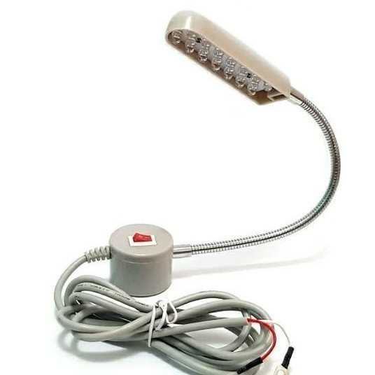 Lampu Mesin jahit LED 20 titik 30 titik magnet (PAKAI COLOKAN)