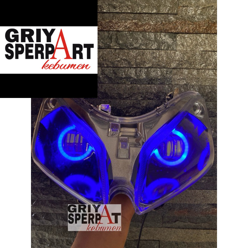 LAMPU DEPAN  VARIO 110 LAMA KARBU  LED
