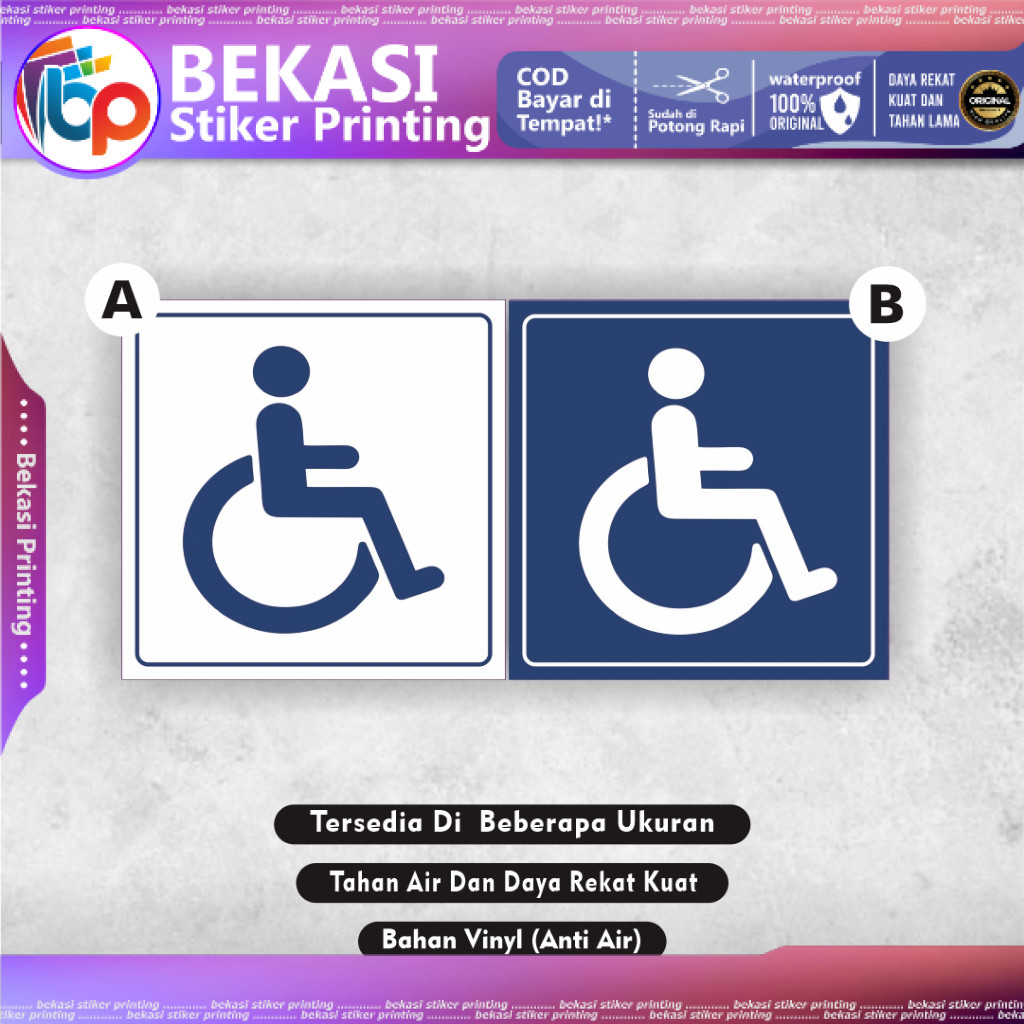

Stiker Logo Disabilitas Stiker Disabilitas Stiker orang berkebutuhan khusus