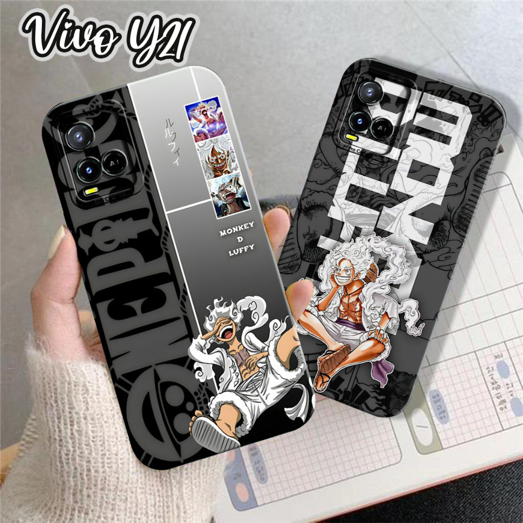 Softcase TPU Prokamera VIVO Y21/Y21S/Y33S/Y33T Motif GEAR ONE PIECE KEREN Trendly Kekinian Aesthetic