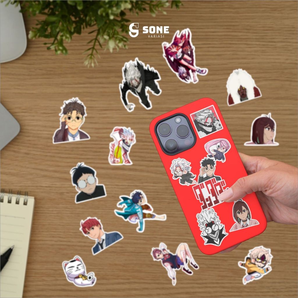 

Sticker Pack Dandadan Aesthetic Paper Vinyl Waterproof Dekorasi Stiker Laptop Buku Journal Koper