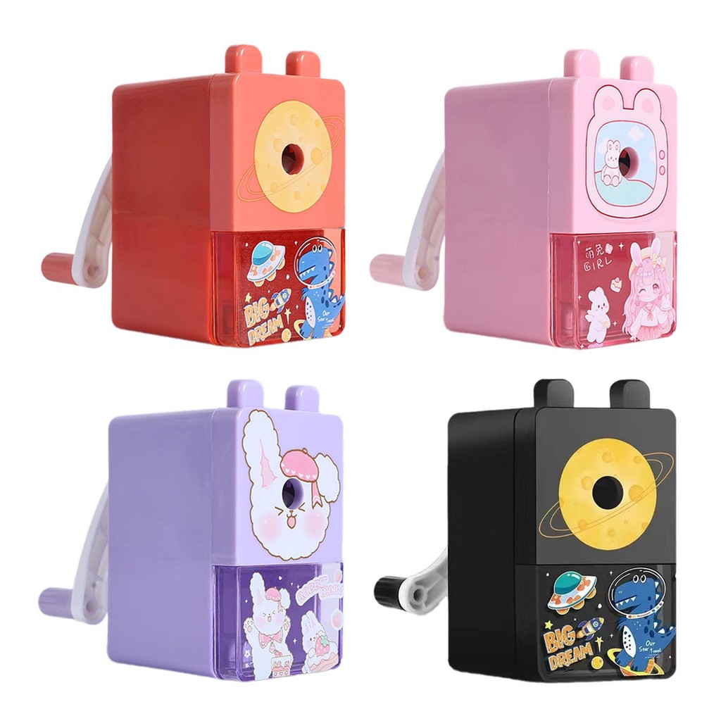 

Manual Pencil Sharpener Hand Crank Pencil Sharpener Desktop Pencil Sharpener for Office Teachers Students Engineers Artists