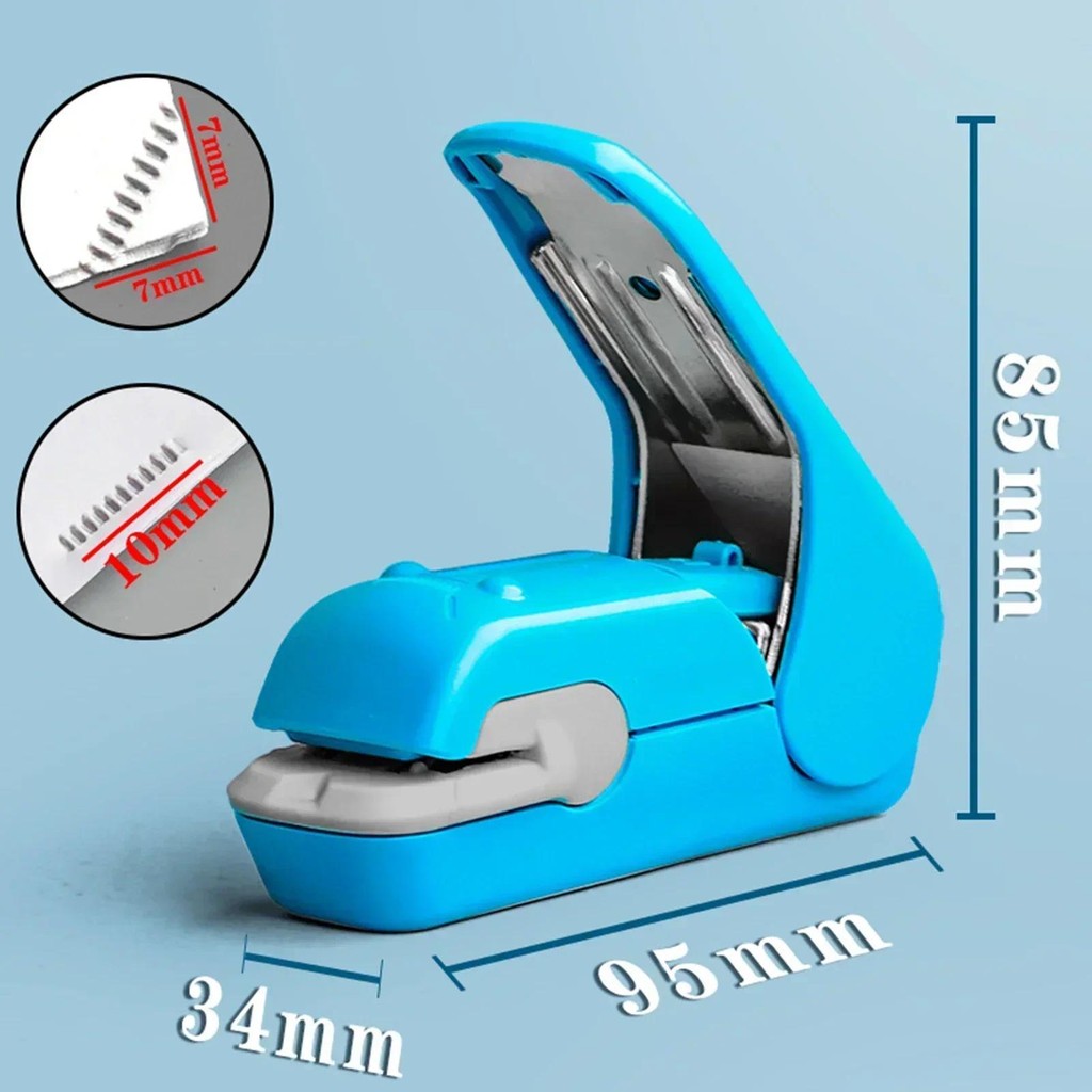 

Степлер Handhled Portable Effortless Mini Stapler Time Saving Remover Staple Free Staples With Needle