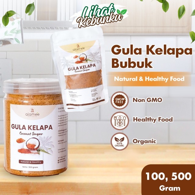 

ALAMEE Gula Kelapa Organik Coconut Sugar Asli Bubuk Powder Natural Organic LIHAT KEBUNKU