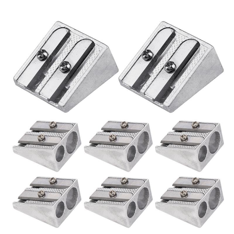 

Pencil Sharpener For Kids Double Holes Graphite Pencils School Crayon Sharpener Office Supplies Stationery Accessories For