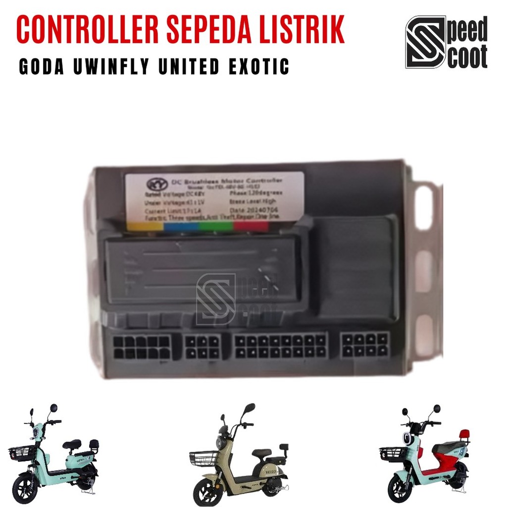 Controller Sepeda Listrik 48V 500W Uwinfly Goda Exotic United
