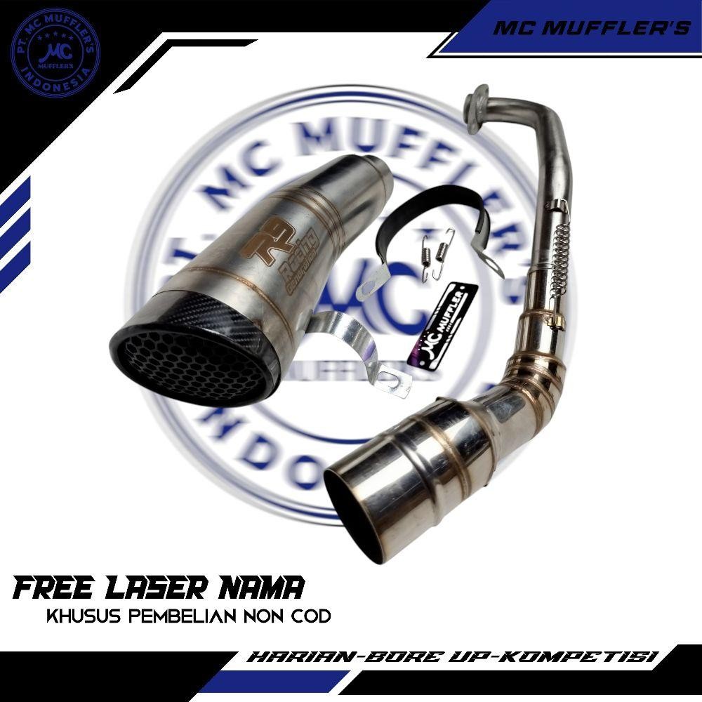 Knalpot R9 h2 untuk vario nmax beat scoopy aerox mio pcx DLL