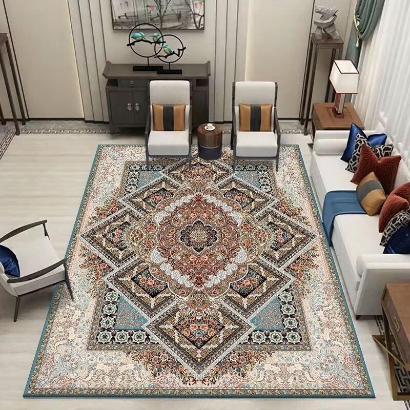 【Keset lantai kulit】Karpet ruang tamu Arab,karpet dan keset ruang tamu, Karpet Sofa, Karpet besar ru