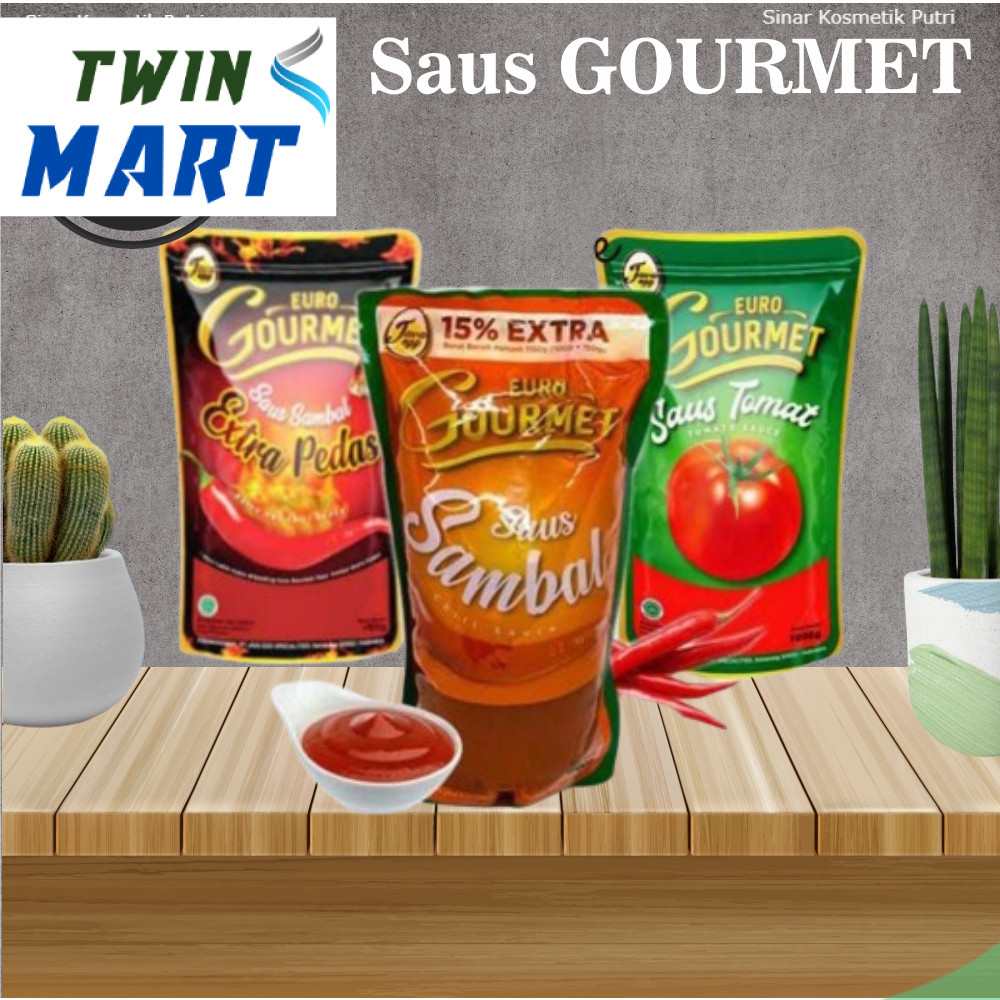 

Euro Gourmet Saus Sambal / Saus Extra Pedas / Saus Keju / Saus Sambal / Saus Tomat