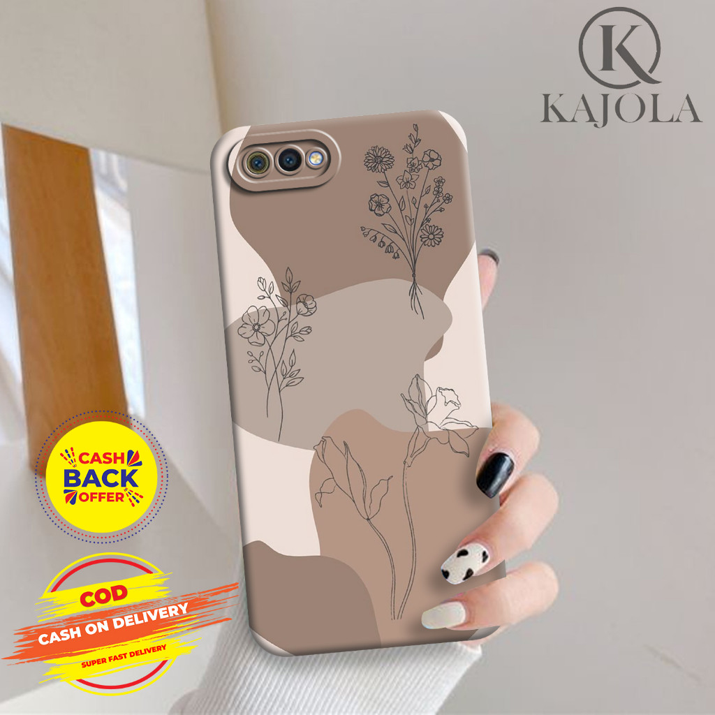 Case Hp Oppo A1K / Realme C2 - Kajola - HARDCSAE Casing Hp Oppo A1K / Realme C2 - Fashion case - Sil