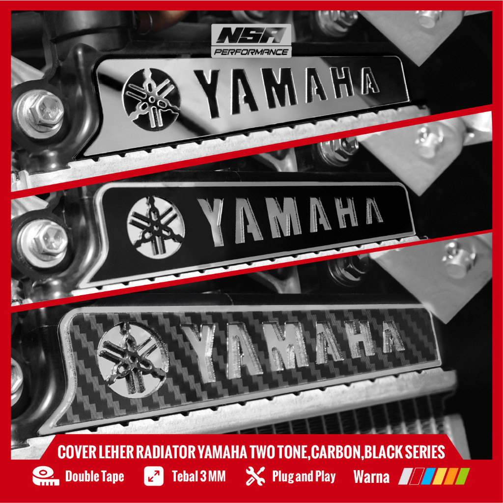 NSA COVER LEHER RADIATOR YAMAHA (NMAX AEROX LEXI) Garnish Leher Radiator Yamaha Aksesoris Motor NSA 