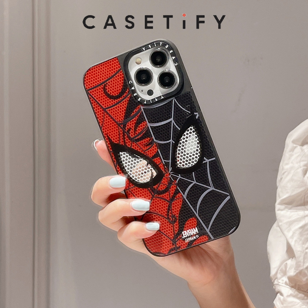 Casetify Spiderman Casing Hp IPhone Case for Iphone 16 15 14 13 12 11 Pro Promax Plus Protective Cov