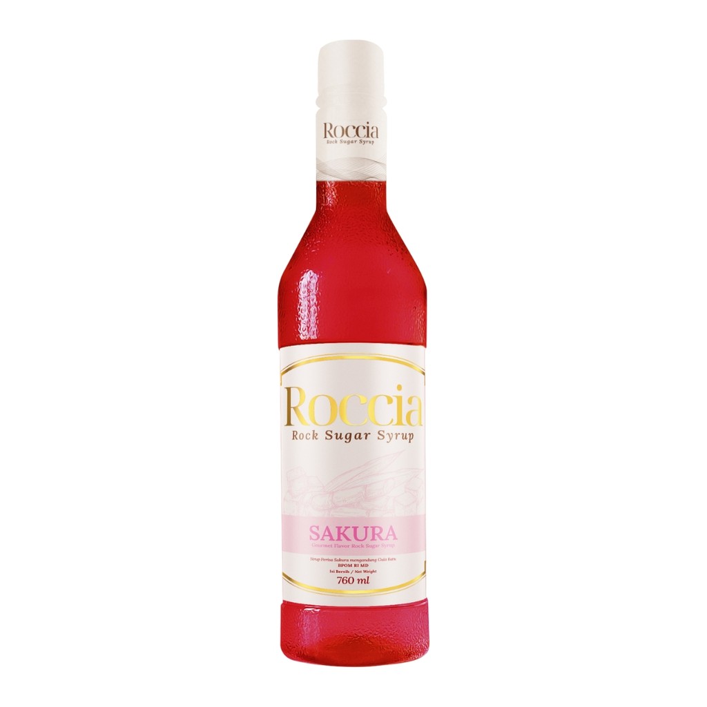 

Roccia Sakura Rock Sugar Syrup Sirup Rasa Aroma Bunga
