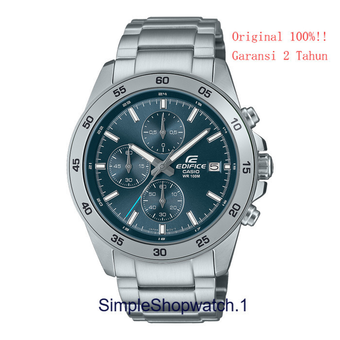 Original 100% Casio EDIFICE EFR-526D-2AVUDF Jam Tangan Pria Analog Steel EFR526D EFR-526D-2A Chronog