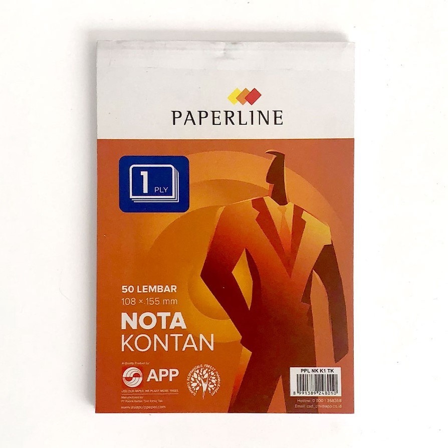 

[RP] Nota Kontan Paperline Kecil 1 Ply (NK K1)