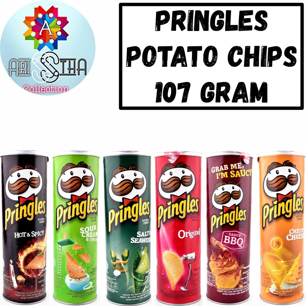 

Pringles Chips Potato Crisps Kemasan 107 Gram