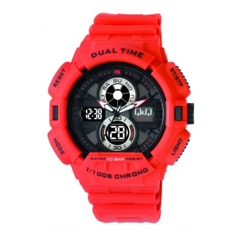 Jam Tangan Pria Dual Time QQ QnQ Q&Q GW81 Original