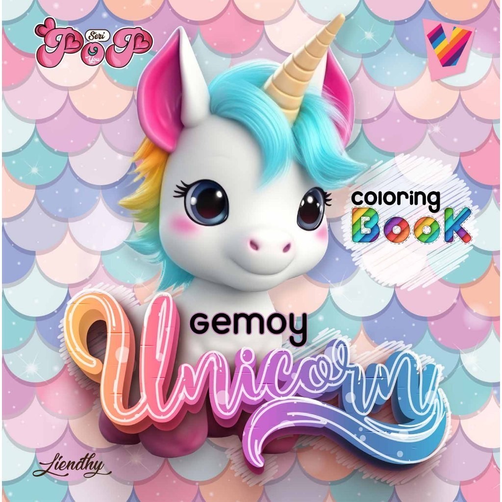 

Gramedia Jambi - Coloring Book Gemoy Unicorn