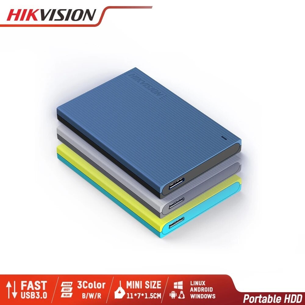 Hikvision Original 1TB PortaBLUEe Hard Disk Drive External 2TB HDD USB3.0 Micro B Mobile External St