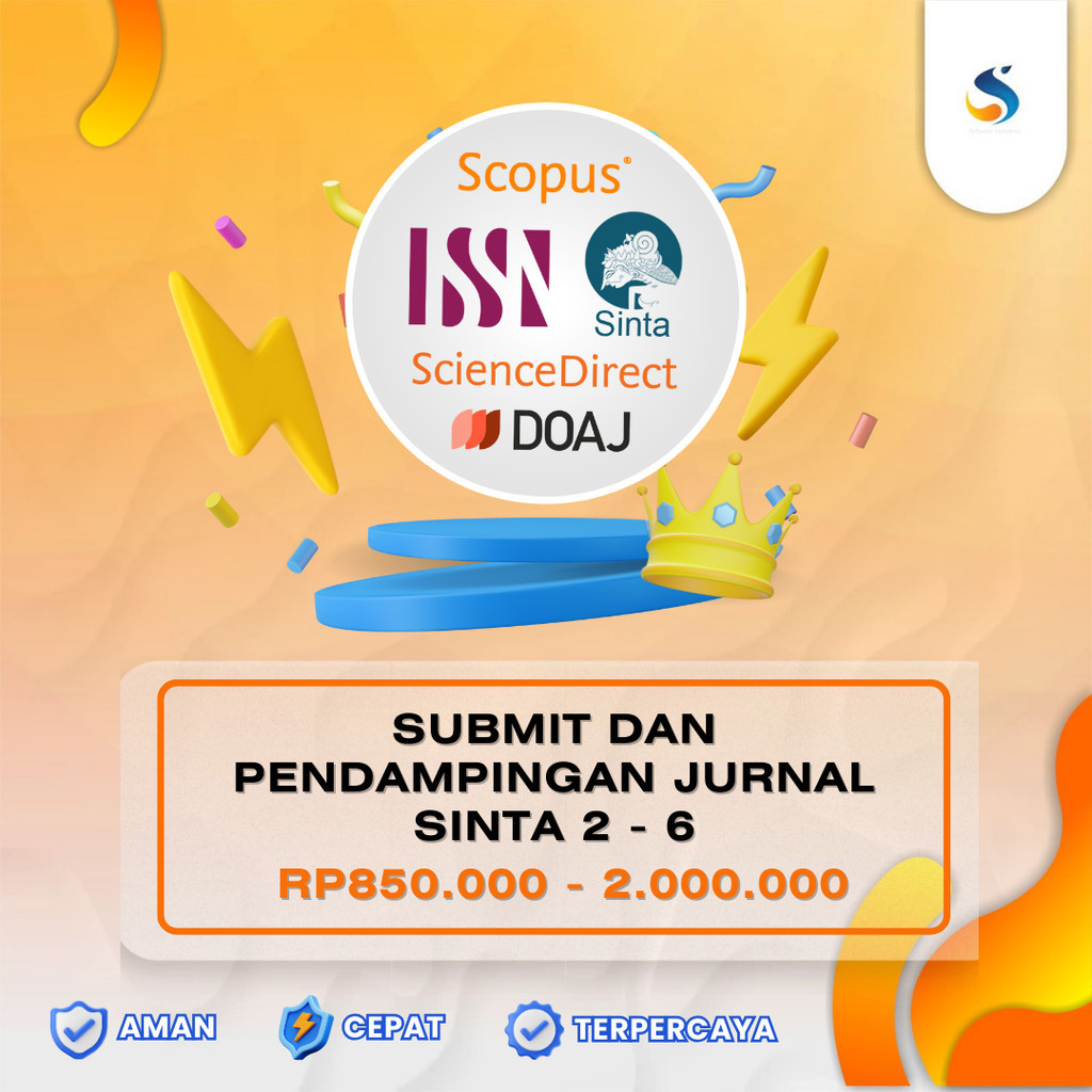 Submit dan Pendampingan Jurnal Nasional Sinta 2 sampai 6 Semua Bidang