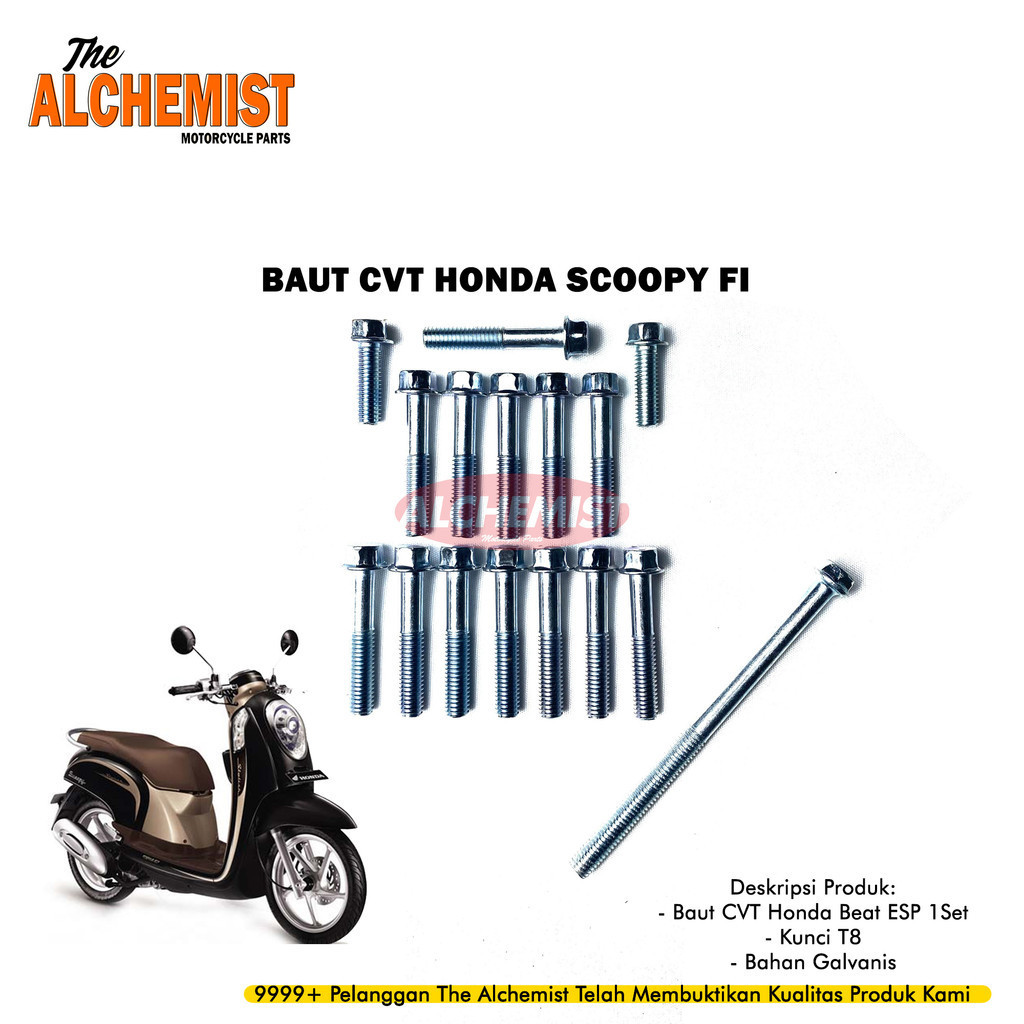 COD Baut Scoopy FI / Baut CVT Honda Scoopy Fi 1Set / Baut Baud Honda Scoopy Fi 1Set