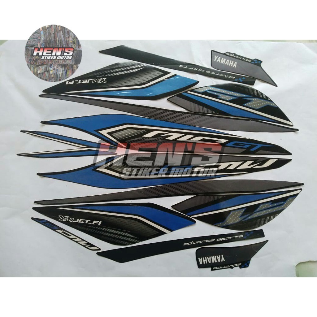 stiker striping yamaha mio gt 2013 hitam biru