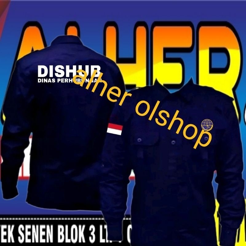 kemeja dishub Baju dishub seragam dishub kemeja dinas perhubungan baju dinas perhubungan Seragam din