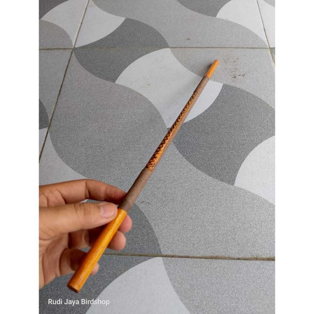 READY TANGKRINGAN KENARI PREMIUM AMPLAS LASER BAKAR KAYU JATI PANJANG 45 CM DIAMETER 10 MM UNTUK PLA
